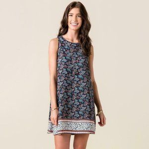 FRANCESCA'S GISELLE PRINTED SHIFT DRESS